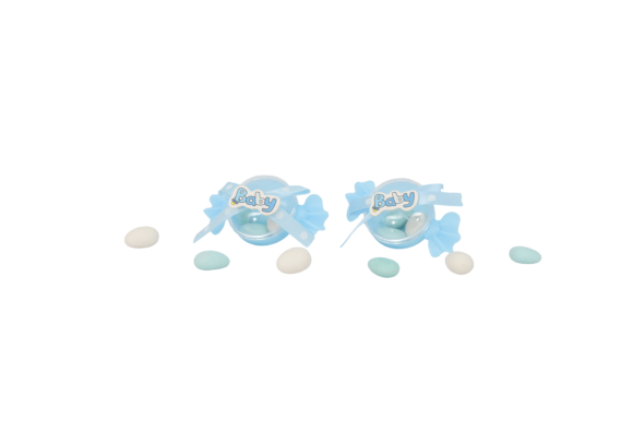 B-Bonbon Bleu Avec 3 pièce dragée amande – Image 2
