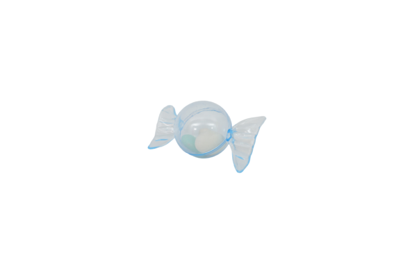 B-Bonbon Bleu Avec 3 pièce dragée amande – Image 4