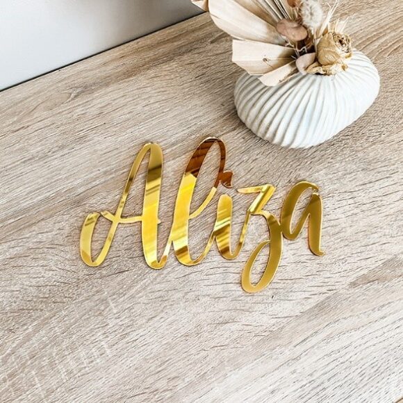 Plexy personnalisé argent ou doré – Image 3