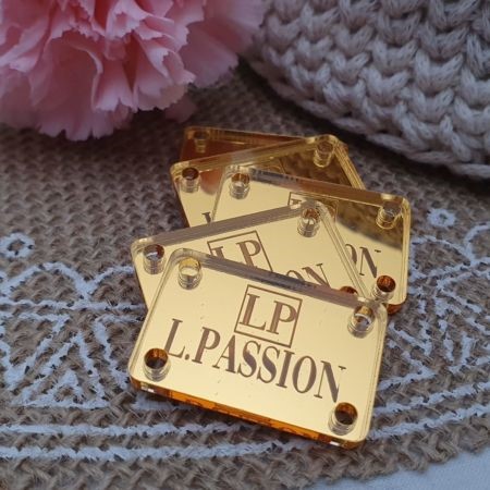 Plexy doré/argent Personnalisées