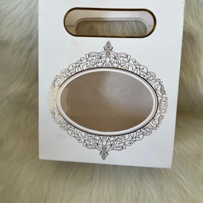 Sac blanc casé