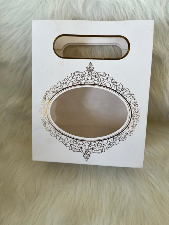 Sac blanc casé