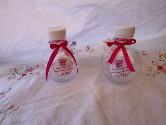 A-Bouteille Jus naissance Fille personnalisée – Image 2