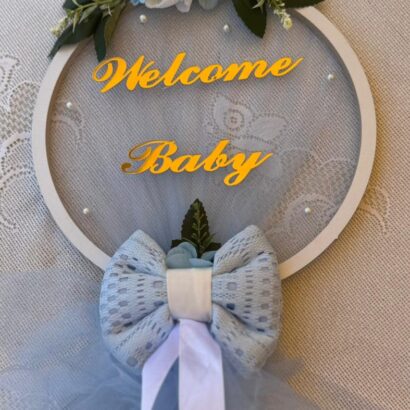 A-Welcome baby boy تعليقة