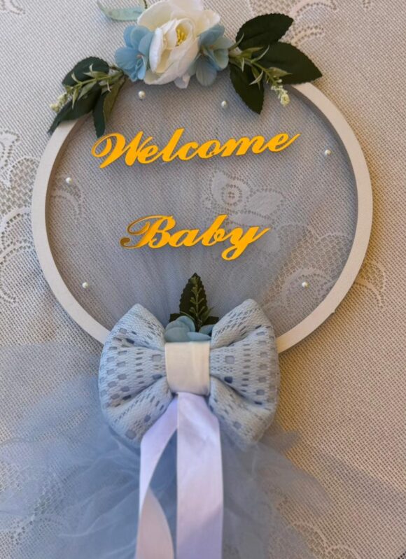 A-Welcome baby boy تعليقة