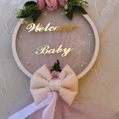 A-Welcome baby fille  تعليقة