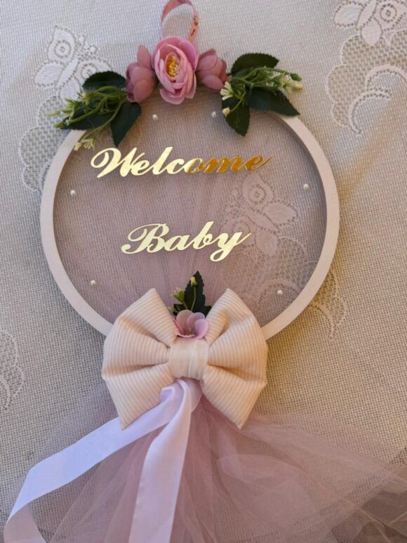 A-Welcome baby fille  تعليقة